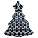 Texture Pattern Metal Ornament (Christmas Tree)  Front