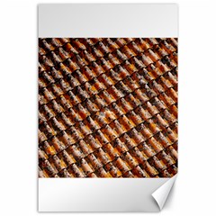 Dirty Pattern Roof Texture Canvas 24  X 36  by Nexatart