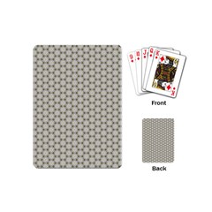 Background Website Pattern Soft Playing Cards (mini)  by Nexatart