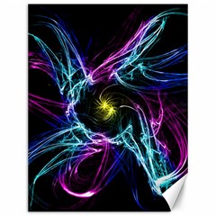 Abstract Art Color Design Lines Canvas 12  X 16   by Nexatart