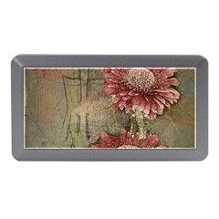 Flowers Plant Red Drawing Art Memory Card Reader (mini)