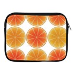 Orange Discs Orange Slices Fruit Apple iPad 2/3/4 Zipper Cases Front