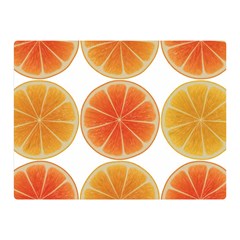 Orange Discs Orange Slices Fruit Double Sided Flano Blanket (mini)  by Nexatart