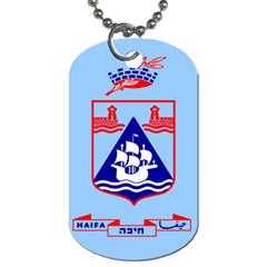 Flag Of Haifa Dog Tag (one Side) by abbeyz71