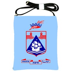 Flag Of Haifa Shoulder Sling Bags by abbeyz71