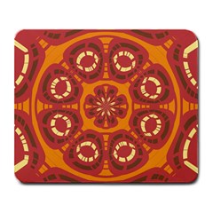 Dark Red Abstract Large Mousepads by linceazul