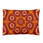 Dark Red Abstract Pillow Case