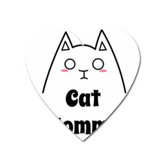 Love My Cat Mommy Heart Magnet by Catifornia