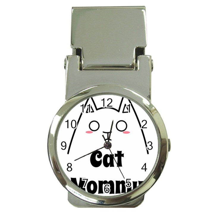 Love My Cat Mommy Money Clip Watches