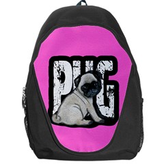 Pug Backpack Bag by Valentinaart