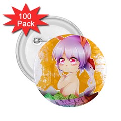 Easter Bunny Girl 2 25  Buttons (100 Pack) 