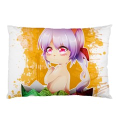 Easter Bunny Girl Pillow Case by Catifornia