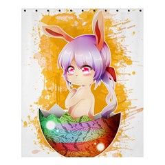 Easter Bunny Girl Shower Curtain 60  X 72  (medium)  by Catifornia