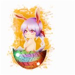 Easter Bunny Girl Large Garden Flag (Two Sides) Back