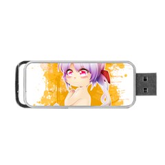 Easter Bunny Girl Portable Usb Flash (two Sides)