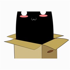 Black Cat In A Box Canvas 12  X 18   by Catifornia