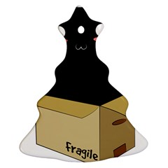 Black Cat In A Box Ornament (christmas Tree)  by Catifornia