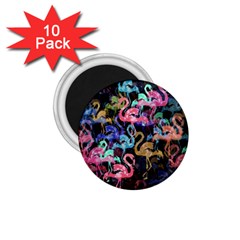 Flamingo pattern 1.75  Magnets (10 pack) 