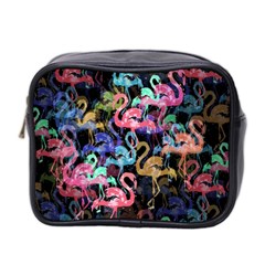 Flamingo pattern Mini Toiletries Bag 2-Side
