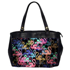 Flamingo pattern Office Handbags (2 Sides) 