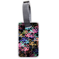 Flamingo pattern Luggage Tags (One Side) 