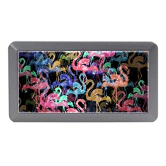 Flamingo Pattern Memory Card Reader (mini) by Valentinaart