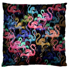 Flamingo pattern Large Cushion Case (Two Sides)