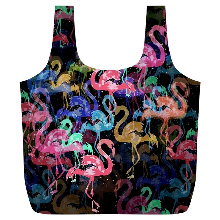 Flamingo pattern Full Print Recycle Bags (L) 