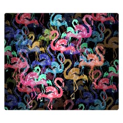 Flamingo pattern Double Sided Flano Blanket (Small) 