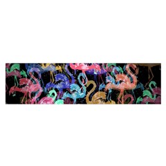 Flamingo pattern Satin Scarf (Oblong)