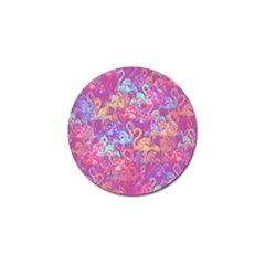 Flamingo Pattern Golf Ball Marker by Valentinaart