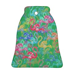 Flamingo Pattern Ornament (bell) by Valentinaart