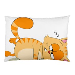 Even Cat Hates Monday Pillow Case (two Sides) by Catifornia