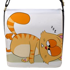 Even Cat Hates Monday Flap Messenger Bag (s) by Catifornia