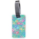 Flamingo pattern Luggage Tags (One Side)  Front