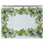 Birthday Card Flowers Daisies Ivy Cosmetic Bag (XXXL)  Front