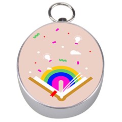 Books Rainboe Lamp Star Pink Silver Compasses