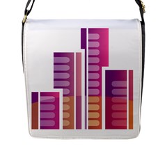 Building Flap Messenger Bag (l)  by Mariart