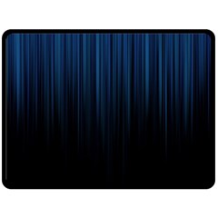 Black Blue Line Vertical Space Sky Fleece Blanket (large) 