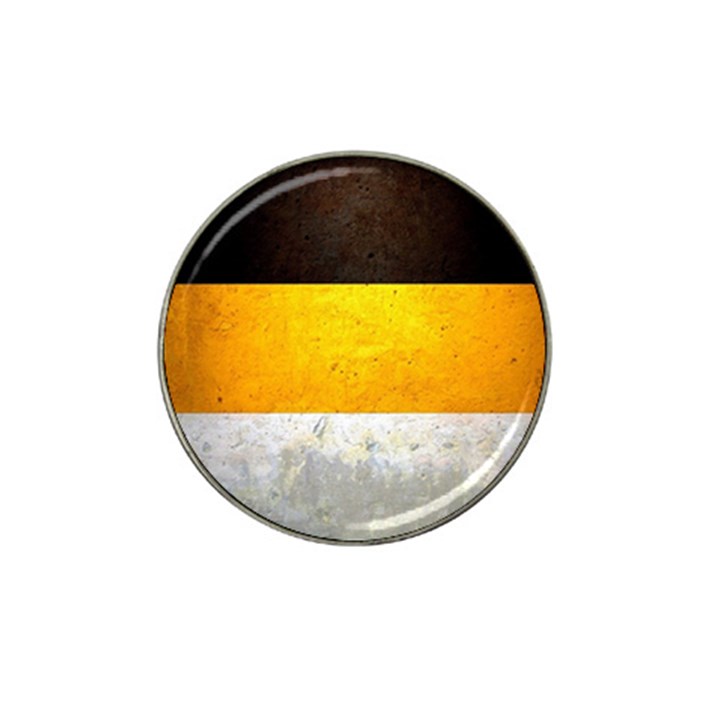 Wooden Board Yellow White Black Hat Clip Ball Marker