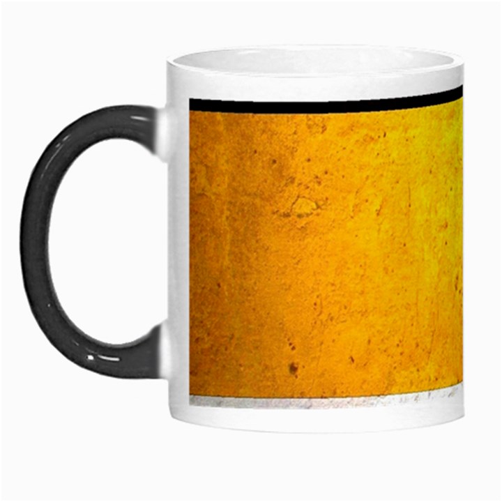 Wooden Board Yellow White Black Morph Mugs