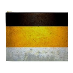 Wooden Board Yellow White Black Cosmetic Bag (xl)
