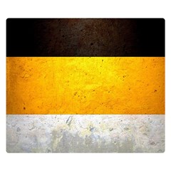 Wooden Board Yellow White Black Double Sided Flano Blanket (small) 