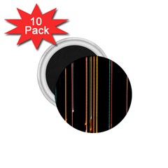 Fallen Christmas Lights And Light Trails 1 75  Magnets (10 Pack)  by Mariart