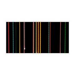 Fallen Christmas Lights And Light Trails Yoga Headband by Mariart