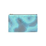 Blue Patterned Aurora Space Cosmetic Bag (Small)  Front