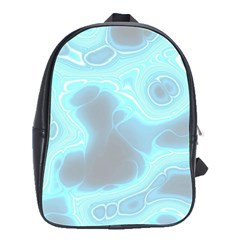 Blue Patterned Aurora Space School Bags(large) 