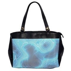 Blue Patterned Aurora Space Office Handbags by Mariart