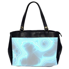 Blue Patterned Aurora Space Office Handbags (2 Sides)  by Mariart