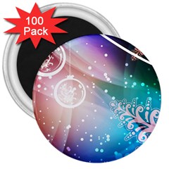 Christmas 3  Magnets (100 Pack)